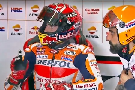 ¡Magistral! Así ha trolleado Marc Márquez a Andrea Iannone en la Q2 para que no le cogiera rueda