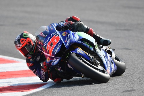 Maverick Viñales borda el sábado en Aragón con las Honda sufriendo y ¡Rossi en primera línea!