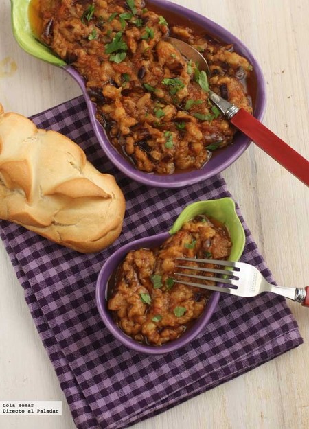 Ensalada marroquí de berenjenas