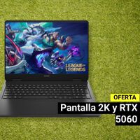El Corte Inglés tiene el portátil gaming ideal para jugar. Tiene 24 de RAM y una gráfica Nvidia GeForce RTX 5060