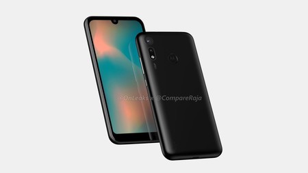 El Motorola P40 Play se filtra en renders mostrando su notch de gota y triple cámara trasera