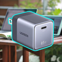 Amazon está rematando este mini cargador UGREEN de 65W que además incluye un cable USB-C de 100W 