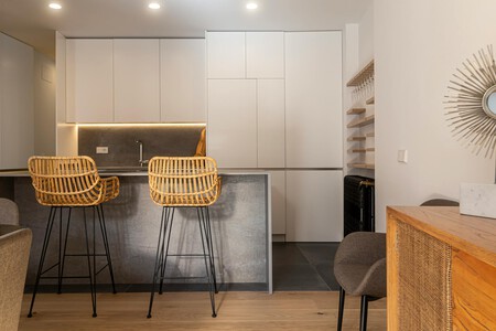 Barra en una cocina