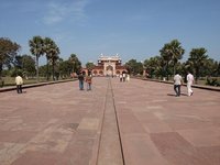 El mausoleo de Akbar "el Grande" en Sikandra