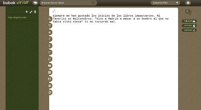 BubokWriter, nuevo editor gratuito de libros electrónicos en formato ePub