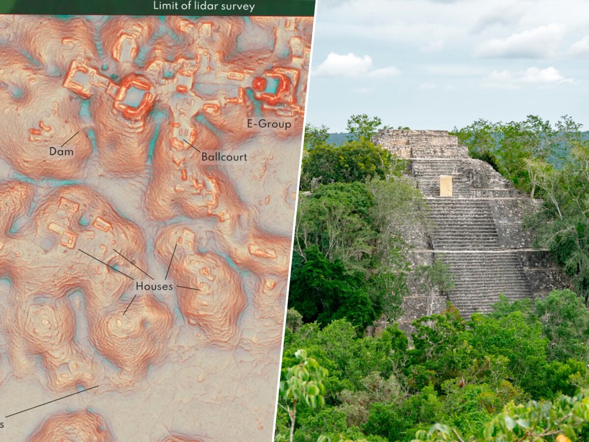 Una base de datos pública revela una ciudad maya perdida llena de pirámides y plazas. Estaba oculta a simple vista bajo una selva de México