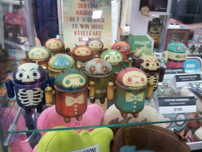 Androids zombis a la venta en la Comic Con de San Diego