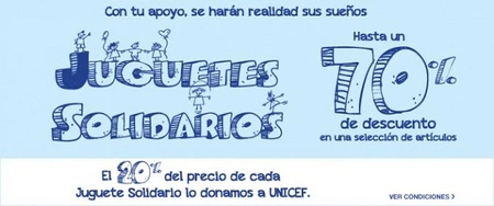 Compra con descuentos de hasta el 70% en la sección de 'juguetes solidarios' de El Corte Inglés