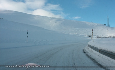 Audi winter driving experience llegando a Soldeu 01