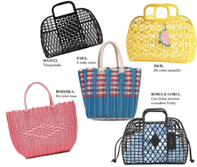 Bolsos Cestas Plastico