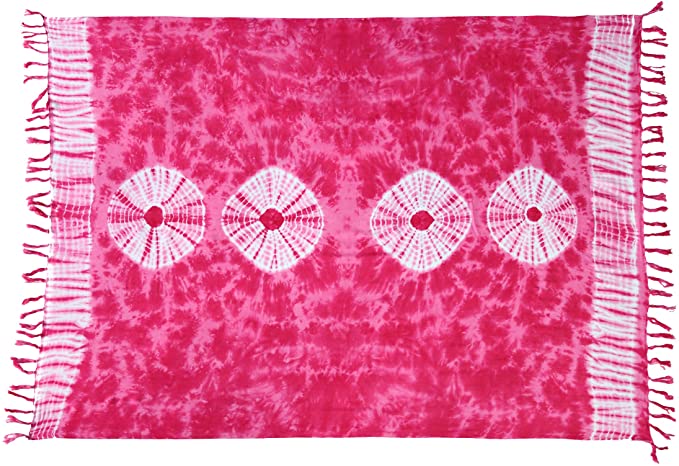 Pareo con estampado tie-dye