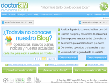 Revisamos Doctorsim, un servicio web para ahorrar en facturas de móvil