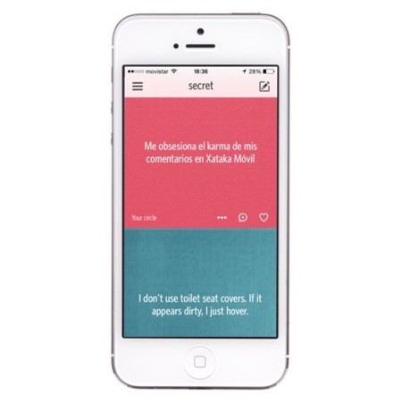 Secret, la app de las confesiones anónimas, llega a Android y se internacionaliza