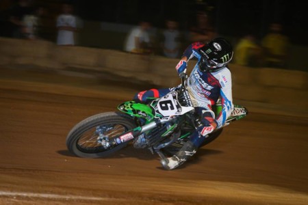 Brad Baker se impone en la Copa de España de Flat Track a un correoso Nico Terol