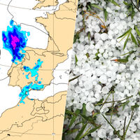Las granizadas de ayer llevaban tiempo cocinándose, y tienen mucho que ver con el tiempo de los últimos días