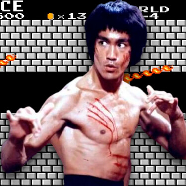 Jefe Final Boss Videojuegos Mario Bruce Lee