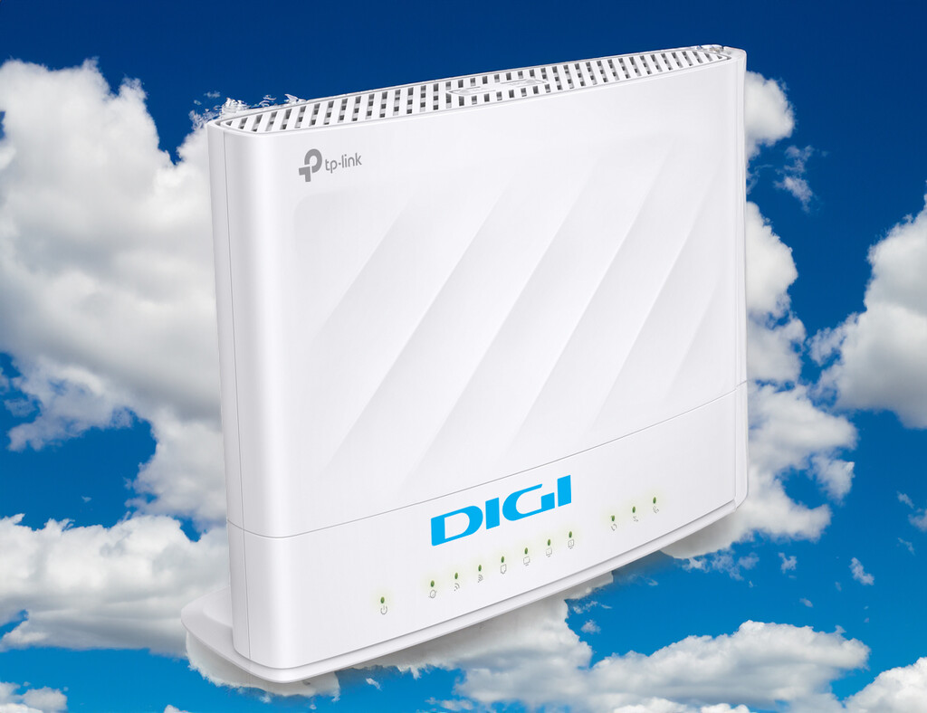 Digi estrena nuevo router para sus clientes de fibra. Renueva el soporte para WiFi 6 y es compatible con redes Mesh