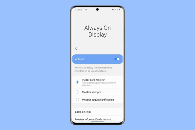 Always On Display Samsung