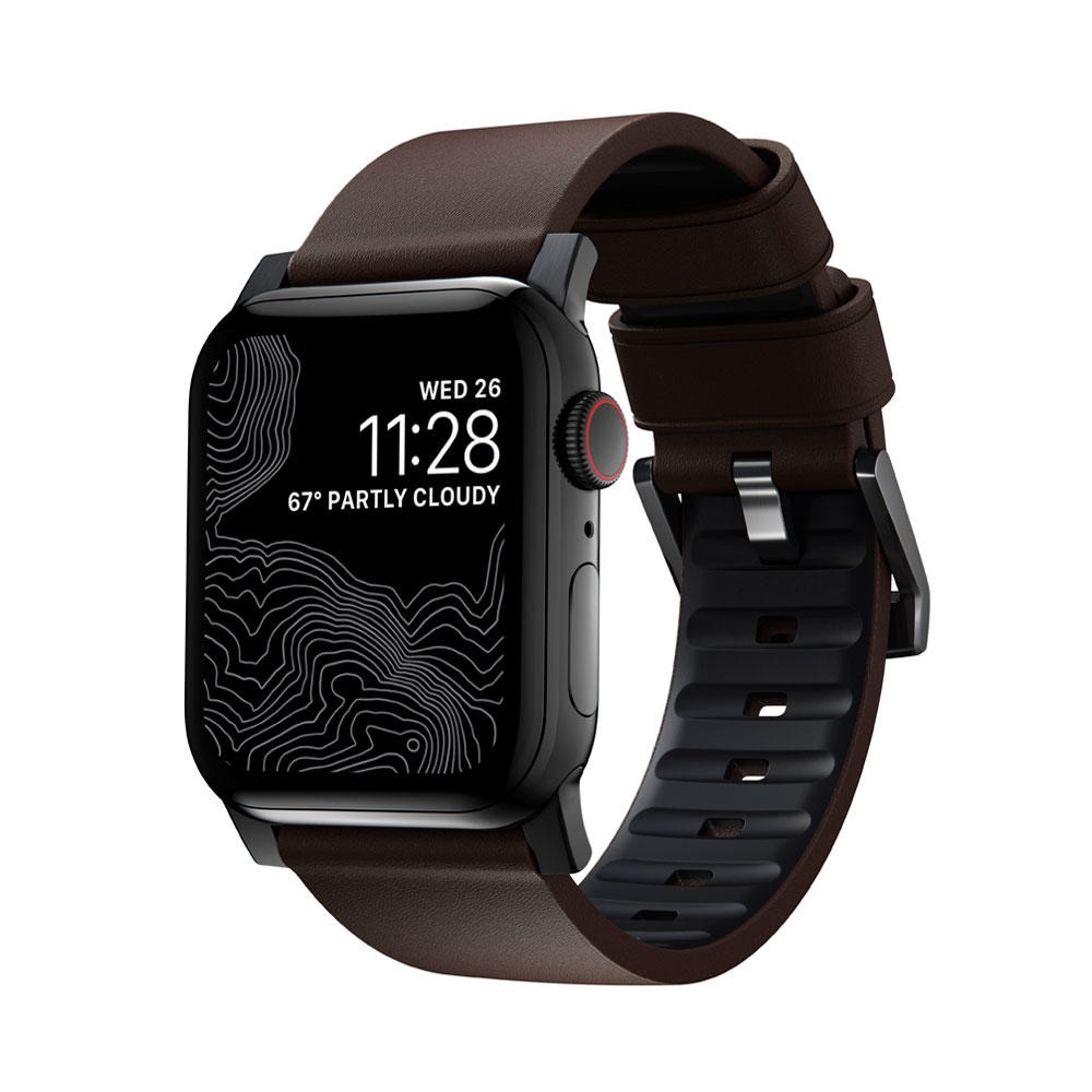 Nomad Active Strap Pro Correa Apple Watch 42mm/44mm Marrón (hebilla negra)