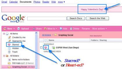 La imagen de la semana: San Valentín y Google Docs