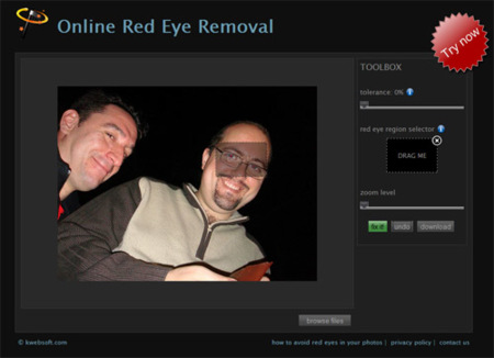 Fixredeyes, elimina los ojos rojos de tus fotografías
