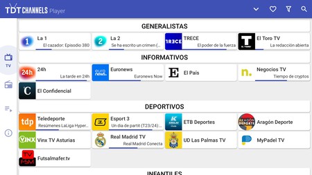 TDTChannels en Android TV