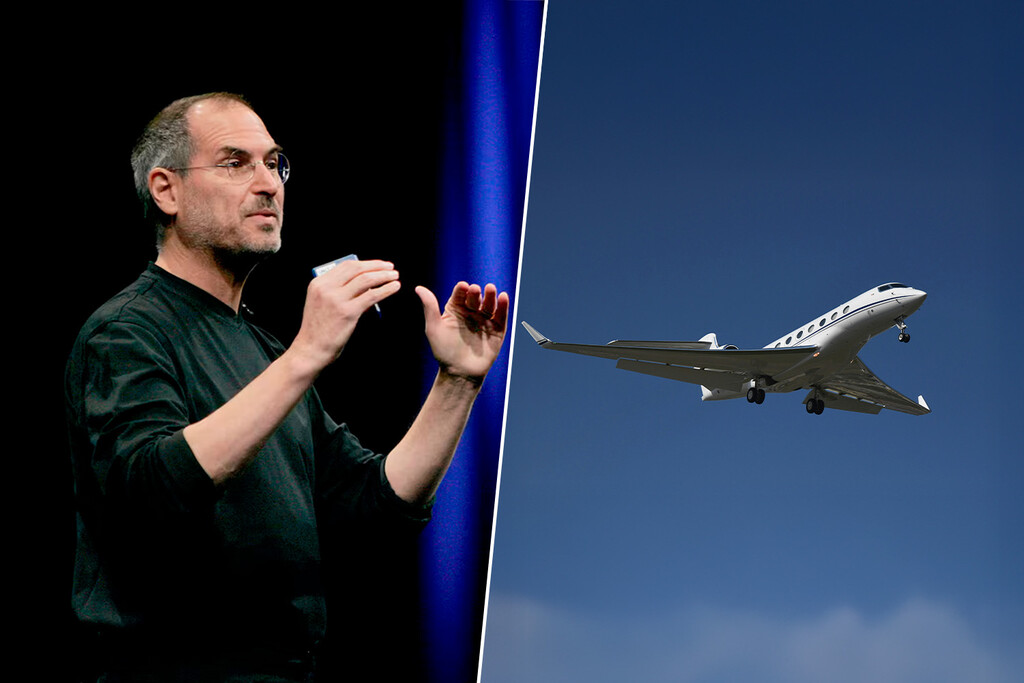 Steve Jobs encargó un avión privado como el de Larry Ellison. Son idénticos, salvo por un botón que demuestra la obsesión de Jobs por la perfección Steve Jobs encargó un avión privado como el de Larry Ellison. Son idénticos, salvo por un botón que demuestra la obsesión de Jobs por la perfección