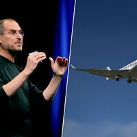 Steve Jobs encargó un avión privado como el de Larry Ellison. Son idénticos, salvo por un botón que demuestra la obsesión de Jobs por la perfección 