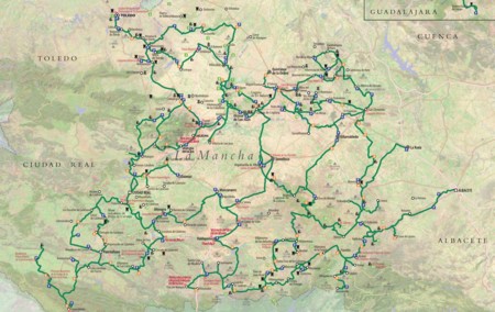 Mapa Ruta Don Quijote
