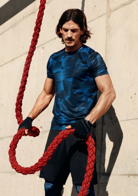 Jarrod Scott definitivamente es el modelo favorito de las firmas de sportwear