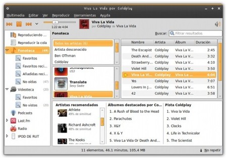 Banshee 1.4, nuevas funcionalidades y ahora también versión para Mac