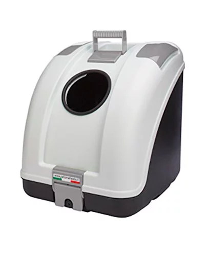 POW Pet ON Wheels – Transportín para Perros y Gatos para enganchar en el ciclomotor, Motocicleta, Bicicleta y Apto también para el Coche