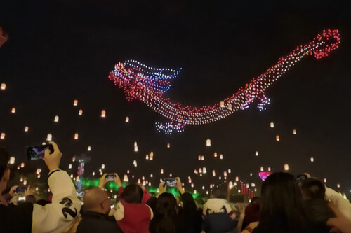 Hospitalet quiere hacerle la competencia a China en el Año Nuevo, así que ha montado un espectáculo gratuito con 600 drones