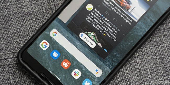 Google Translate Android Recents