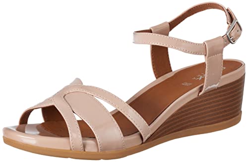 Geox D Marykarmen, Sandalia Mujer, Color Carne, 38 EU