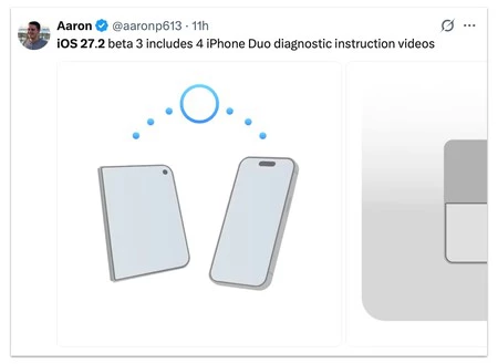 iOS 27.3 beta 2 Novedad trasferencia iPhone Duo