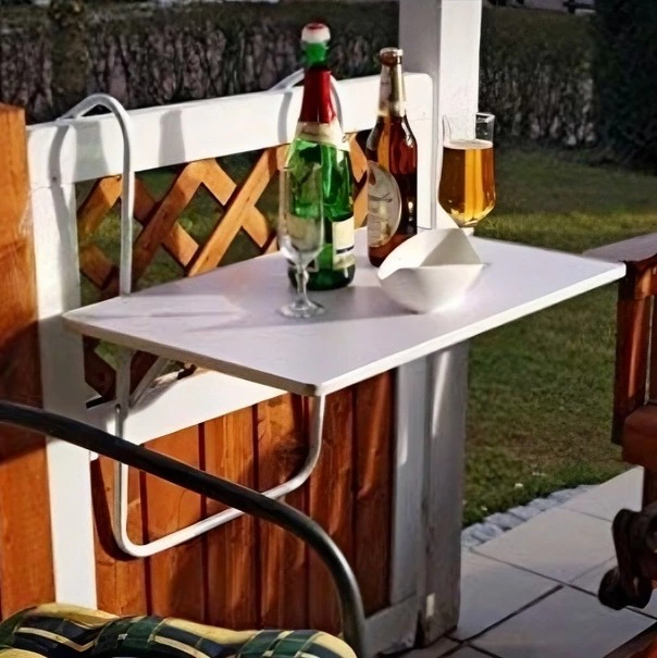 Mesa plegable para balcón 60 x 40 cm