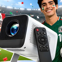Este proyector con Android demuestra que no necesitas una televisión para ver el Mundial de fútbol, solo 747 pesos