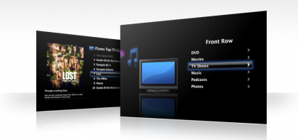 La nueva versión de FrontRow en Leopard tendrá un interfaz similar al del AppleTV