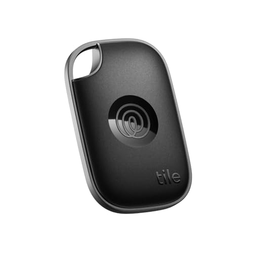 Tile by Life360 Pro - Localizador Bluetooth Potente, localizador de Llaves y localizador de Objetos para Llaves, Bolsos y Mucho más. Compatible con iOS y Android. Paquete de 1 (Negro)