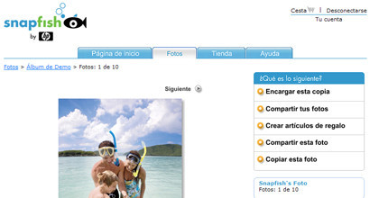 HP mejora snapfish con un almacenamiento ilimitado de fotografías