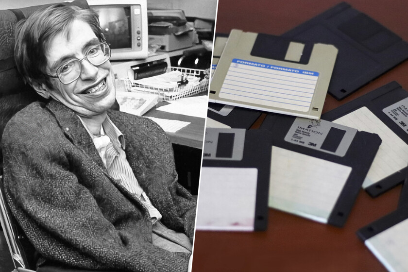 "Descubrimos juegos dentro": así es el proyecto que intenta recuperar los secretos de Stephen Hawking (y otros) a través de sus disquetes