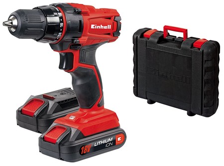 Oferta del día en el taladro sin cable Einhell TC-CD 18-2 Li: hasta medianoche cuesta 56,90 euros con envío gratis