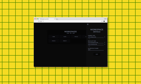 Crea espacios de trabajo fácilmente desde Chrome gracias a esta extensión minimalista
