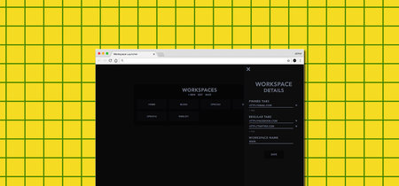 Crea espacios de trabajo fácilmente desde Chrome gracias a esta extensión minimalista 