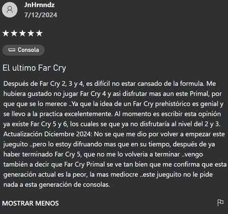 Far Cry Adictivo Estrellas Xbox