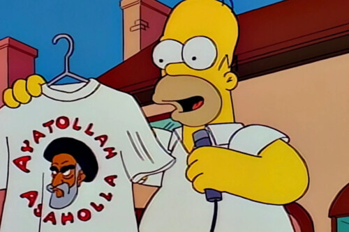 Cuando el bar de Moe fue una cafetería, Homer se llamaba Omar y bebía refrescos en vez de cerveza. Sí, 'Los Simpson' fueron doblados al árabe, y cambiaron toda la serie 