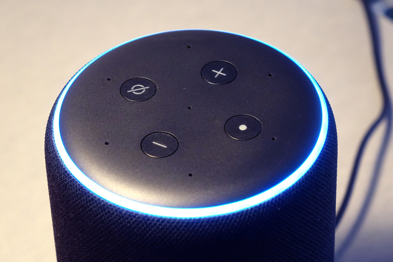 thumbnail image 2 of Amazon Echo Plus (1st Gen) Smart Speaker With Alexa – Open Box, Rare Model, Includes Charger 2 of 2