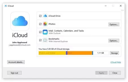 iCloud Windows