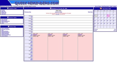 Quick Reminders, recordando nuestras citas a través del correo electrónico